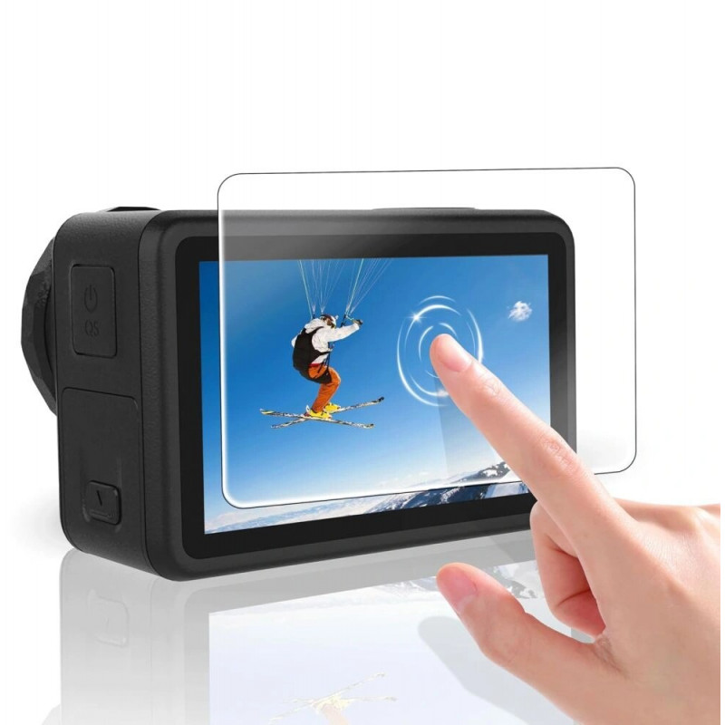 Tech-Protect Glass Fit+ karastatud klaas DJI Osmo Action 5 Pro jaoks, läbipaistev (2 tk)