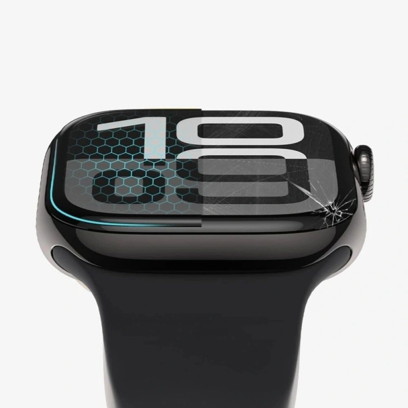 Tech-Protect Glass Flex+ hübriidklaas Garmin Forerunner 970 / 570 47 mm jaoks (2 tk), must