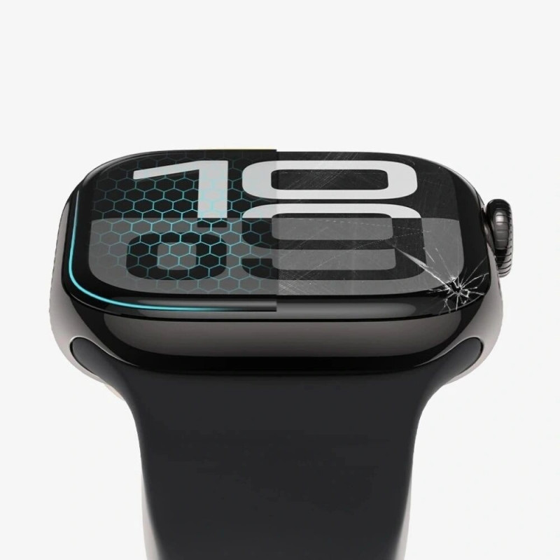 Tech-Protect Glass Flex+ hübriidklaas Huawei Watch 5 42 mm jaoks (2 tk), must