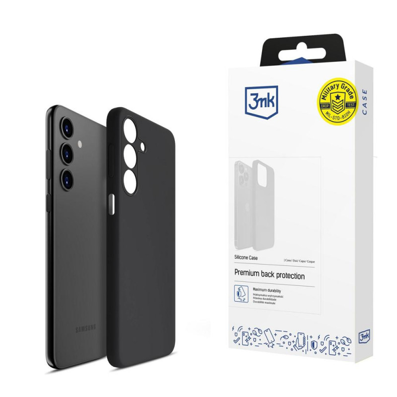 3MK Silicone Case Samsung Galaxy A15 5G, must