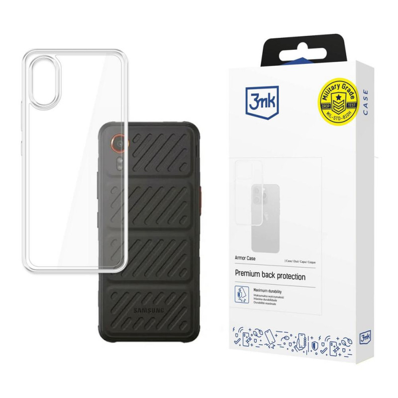 3MK Armor Case kaitseümbris Samsung Galaxy XCover 7 jaoks, läbipaistev