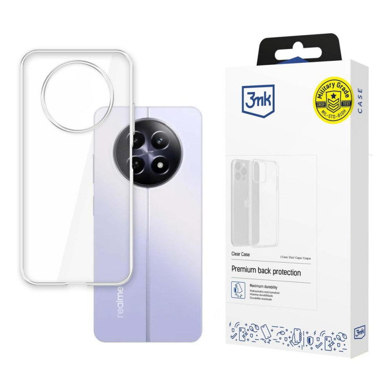 3MK Clear Case 3MK5954 Realme 12 5G jaoks, läbipaistev