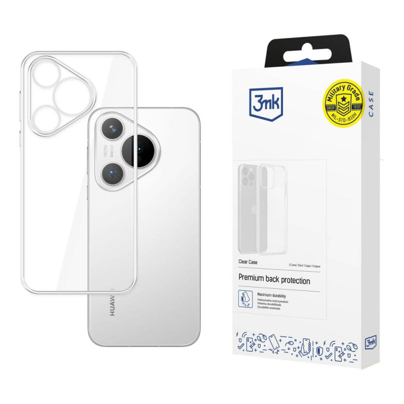 3MK Clear Case Huawei Pura 70 jaoks, läbipaistev