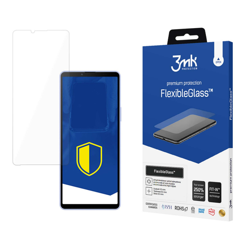 3MK FlexibleGlass 3MK6039 hübriidklaasist ekraanikaitse Sony Xperia 10 VI jaoks