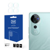3MK Lens Protect Vivo V40 kaamera objektiivi kaitseklaas (4 tk)
