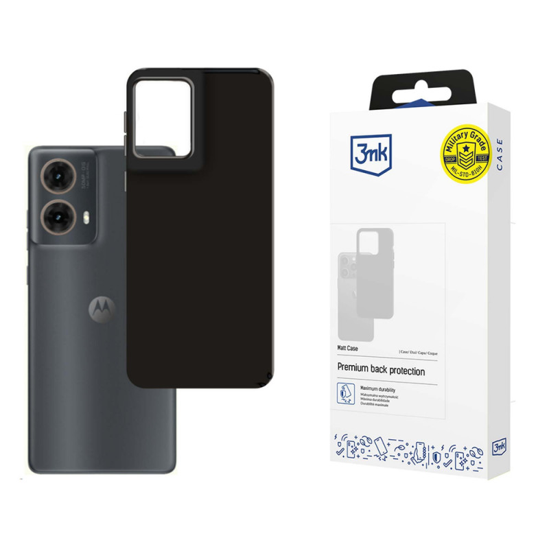 3MK Matt Case Motorola Moto G85, must