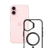 3mk Satin Armor MagCase MagSafe'iga Apple iPhone 16 jaoks (W-3SAMaCa-AiP16-0), läbipaistev musta raamiga