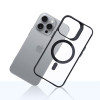 3mk Satin Armor MagCase MagSafe'iga Apple iPhone 16 Pro Maxile (W-3SAMaCa-AiP16PM-0), läbipaistev musta raamiga