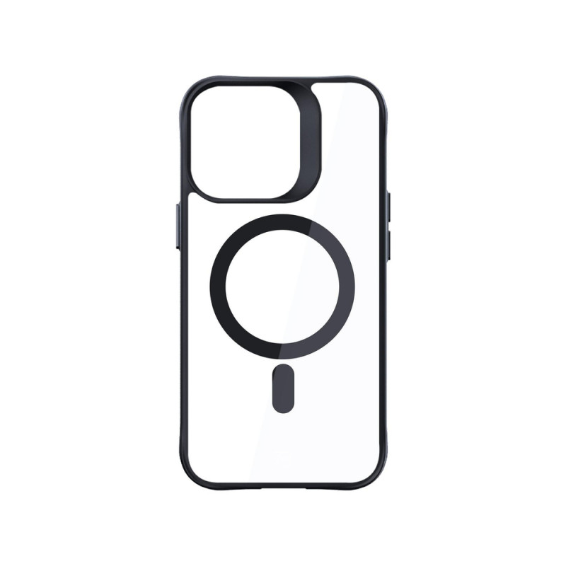 3mk Satin Armor MagCase MagSafe'iga Apple iPhone 16 Pro Maxile (W-3SAMaCa-AiP16PM-0), läbipaistev musta raamiga