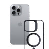 3mk Satin Armor MagCase MagSafe'iga Apple iPhone 16 Pro Maxile (W-3SAMaCa-AiP16PM-0), läbipaistev musta raamiga