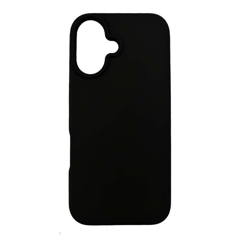 3mk Silicone Case kaitsekate Apple iPhone 16 Plus-le, must