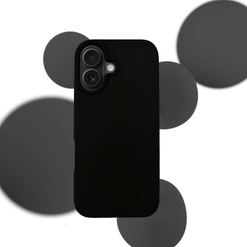3mk Silicone Case kaitsekate Apple iPhone 16 Plus-le, must