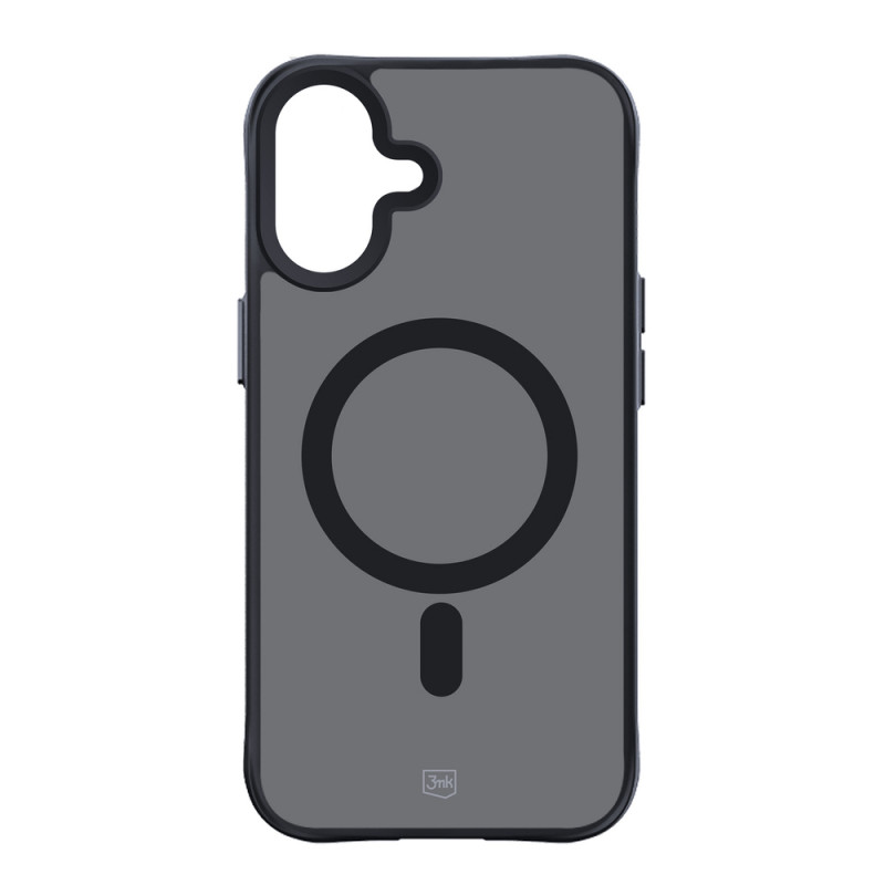 3mk Smoke MagCase MagSafe'iga Apple iPhone 16 jaoks (W-3SmoMaCa-AiP16-0), poolläbipaistev