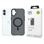 3mk Smoke MagCase MagSafe'iga Apple iPhone 16 Plus'ile (W-3SmoMaCa-AiP16Plu-0), poolläbipaistev