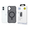 3mk Smoke MagCase MagSafe'iga Apple iPhone 16 Plus'ile (W-3SmoMaCa-AiP16Plu-0), poolläbipaistev