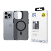 3mk Smoke MagCase MagSafe'iga Apple iPhone 16 Pro Maxile (W-3SmoMaCa-AiP16PM-0), poolläbipaistev