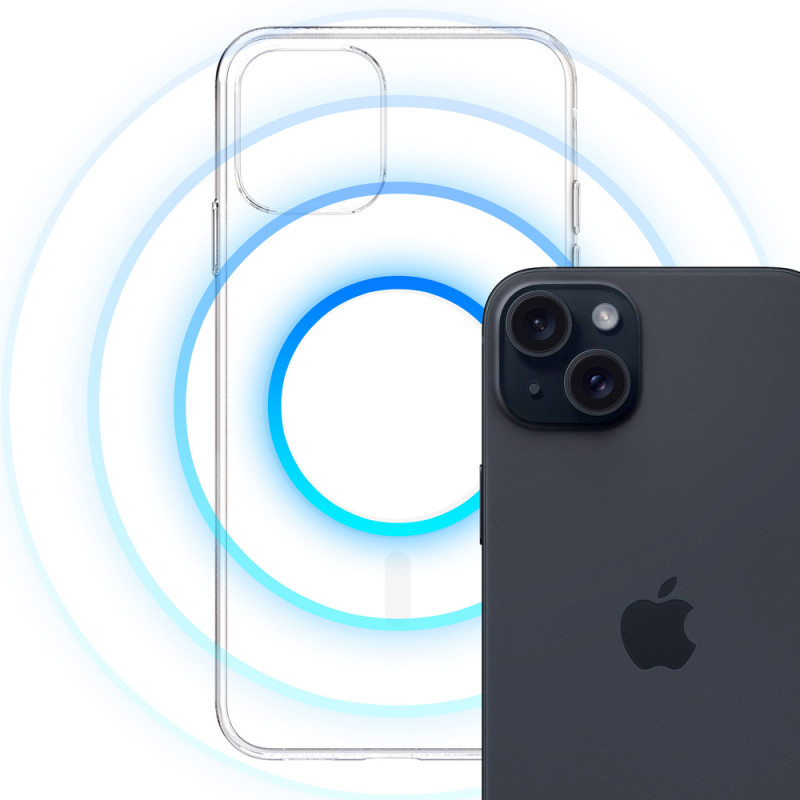 3mk Clear MagCase Apple iPhone 15 Plus jaoks, läbipaistev