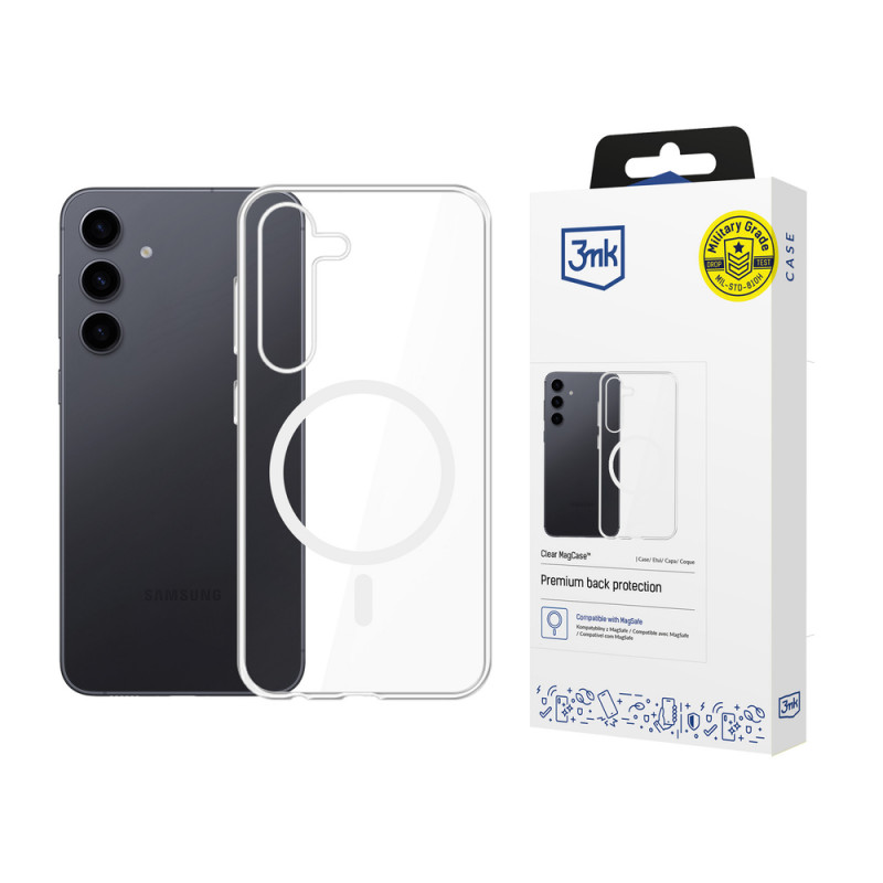 3mk Clear MagCase Samsung Galaxy S24+ jaoks, läbipaistev
