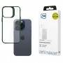 3MK Satin Armor Case+ Apple iPhone 15 Pro kaitsekott, roheline