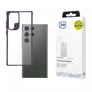 3MK Satin Armor Case+ W-3SaArCpPu-SaS24U-0 ümbris Samsung Galaxy S24 Ultra jaoks, lilla