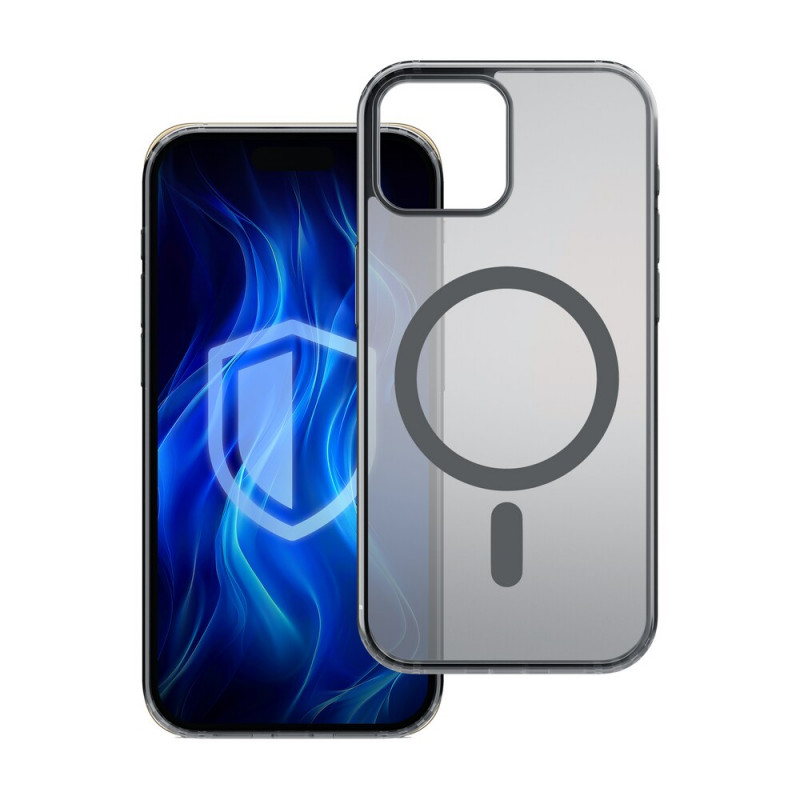 3MK Frosty MagCase kaitsekott Apple iPhone 14 Plus, must