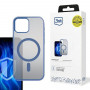 3MK Frosty MagCase kaitsekott Apple iPhone 15 jaoks, sinine