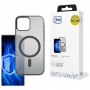 3MK Frosty MagCase kaitsekott Apple iPhone 14 jaoks, must