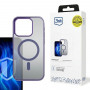3MK Frosty MagCase MagSafe nutitelefoni ümbris Apple iPhone 15 Pro Max jaoks, lilla