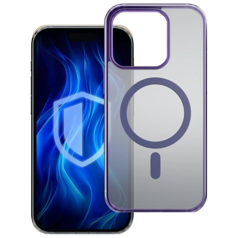 3MK Frosty MagCase MagSafe nutitelefoni ümbris Apple iPhone 13 Pro jaoks, lilla