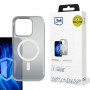 3MK Frosty MagCase MagSafe nutitelefoni ümbris Apple iPhone 15 Pro jaoks, valge