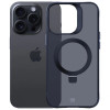 3MK Smoke Case Mag&Stand ümbris Apple iPhone 16 Pro Max-le, polükarbonaat, must