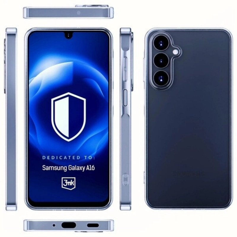 3MK Clear Case Samsung Galaxy A16 jaoks, läbipaistev