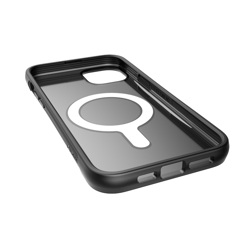 X-Doria Raptic Clutch MagSafe kaitsekott Apple iPhone 14 Plus / 15 Plus, must