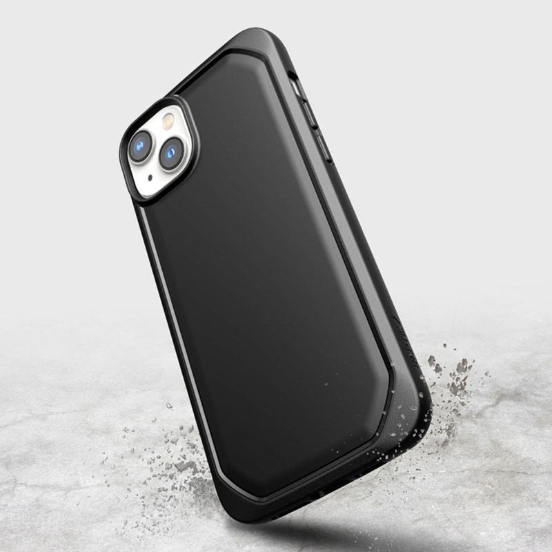 X-Doria Raptic Slim kaitsekott Apple iPhone 14 Plus / 15 Plus, must
