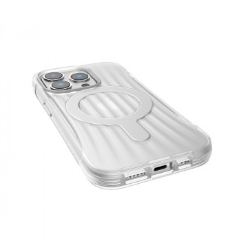 X-Doria Raptic Clutch MagSafe kaitsekott Apple iPhone 14 Pro jaoks, läbipaistev