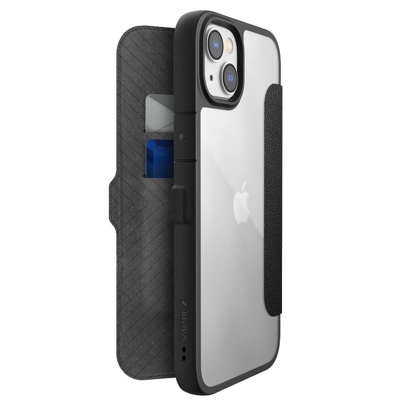 X-Doria Raptic Urban Folio kott Apple iPhone 14 Plus / 15 Plus jaoks, must