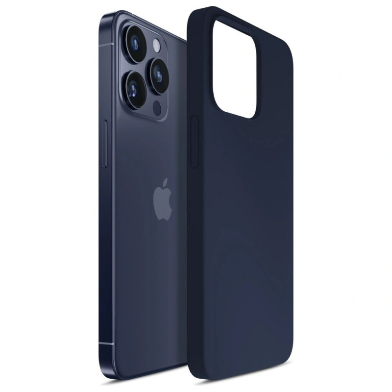 3MK Silicone Case Apple iPhone 16 Pro Max jaoks, tumesinine