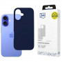 3MK Silicone Case Apple iPhone 16 Plus jaoks, tumesinine