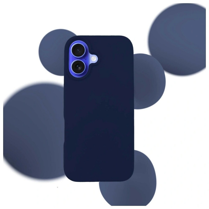 3MK Silicone Case Apple iPhone 16 Plus jaoks, tumesinine
