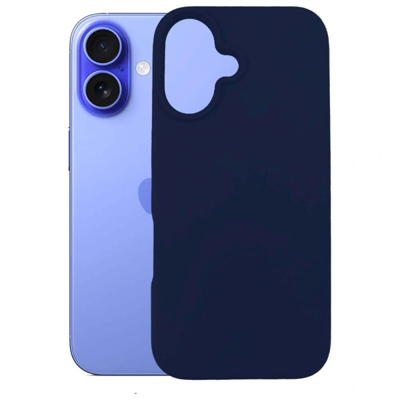3MK Silicone Case Apple iPhone 16 Plus jaoks, tumesinine