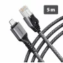 Goobay AXAGON ADE-CM50 USB-C Gigabit Etherneti adapter integreeritud 5 m CAT6 kaabliga, RJ-45