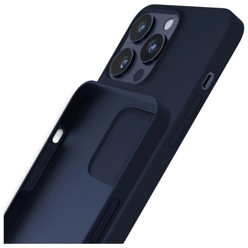 3MK Silicone Case Apple iPhone 16 Pro jaoks, tumesinine