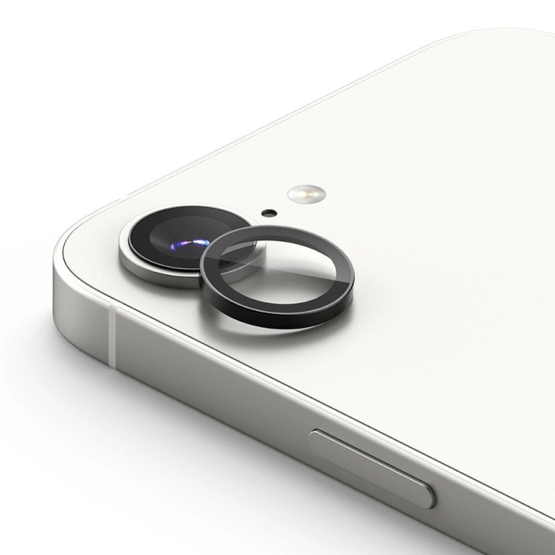 Ringke kaameraraami kaitse Apple iPhone 17e / 16e jaoks, must (2 tk)