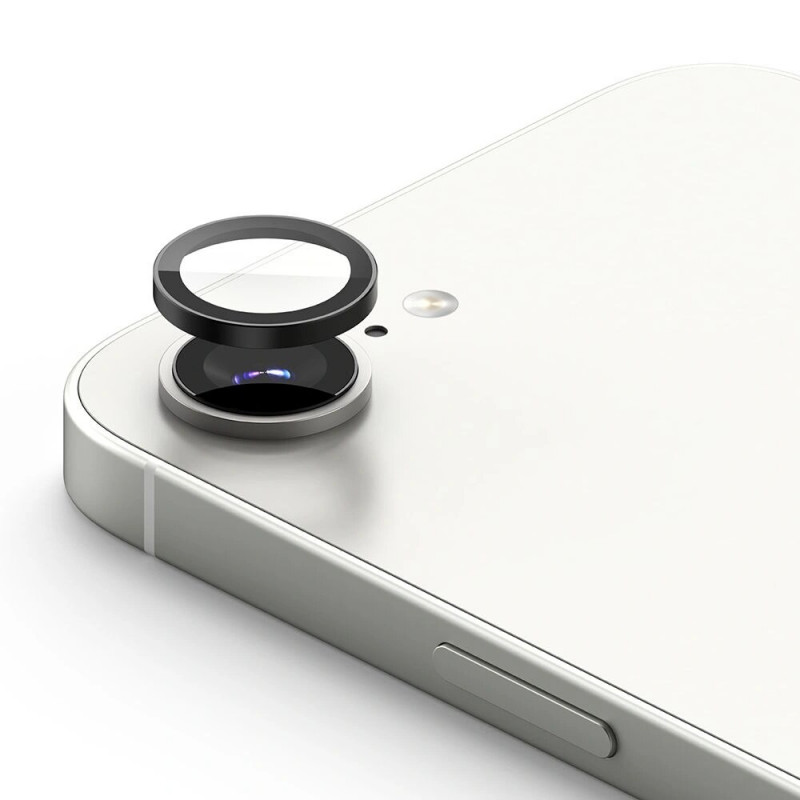 Ringke kaameraraami kaitse Apple iPhone 17e / 16e jaoks, must (2 tk)