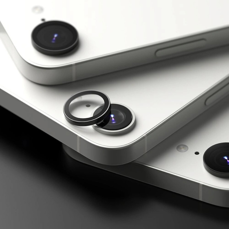 Ringke kaameraraami kaitse Apple iPhone 17e / 16e jaoks, must (2 tk)