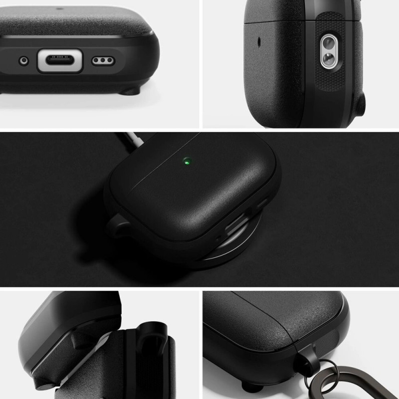Ringke Onyx Magnetic MagSafe ümbris Apple AirPods Pro 3 jaoks, must