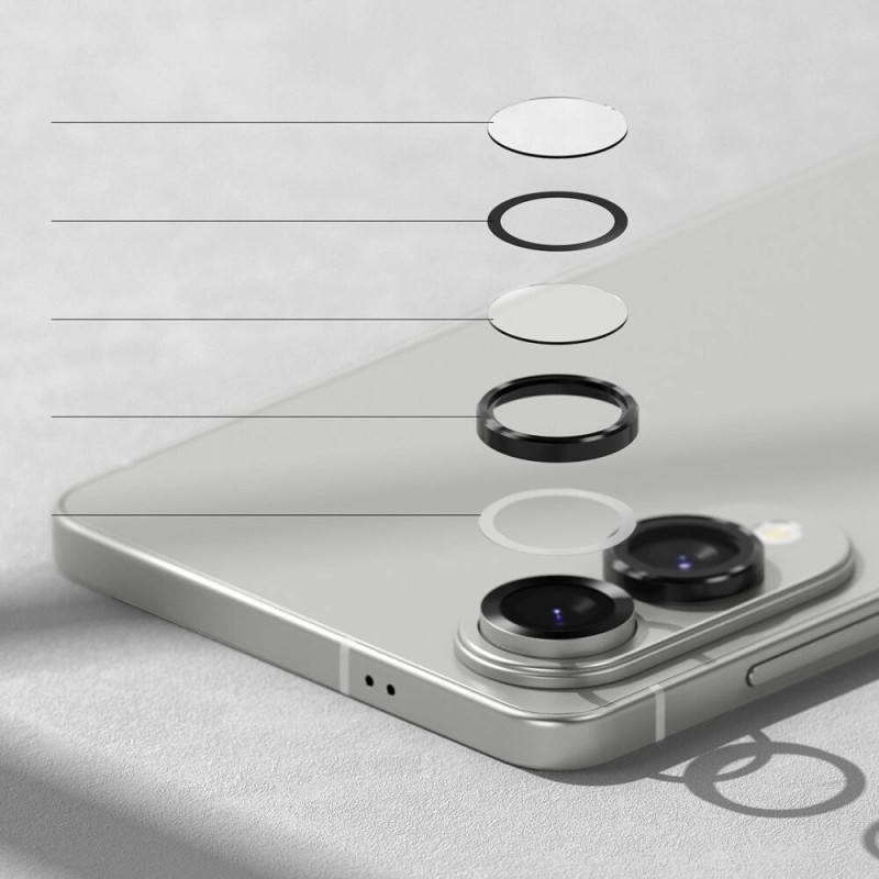 Ringke kaameraraami kaitse Samsung Galaxy S25 Edge'ile, must