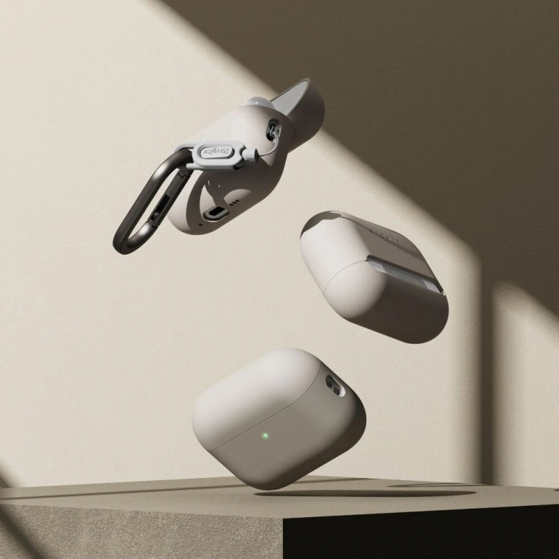 Ringke silikoonkate Apple AirPods Pro 3 jaoks, Stone (beež)