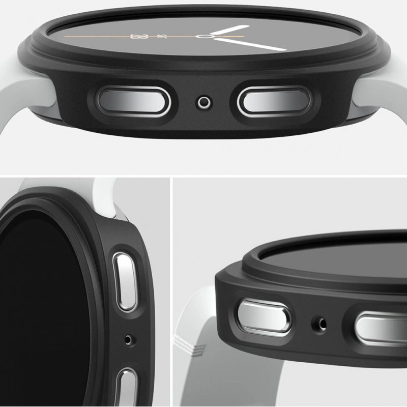 Ringke Slim RGK11818 ümbris Samsung Galaxy Watch 8 / 9 40 mm-le, läbipaistev ja mattmust (2 tk)