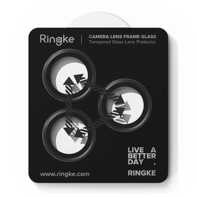 Ringke kaameraraami kaitse Apple iPhone 17 Pro / 17 Pro Max jaoks, must (2 tk)